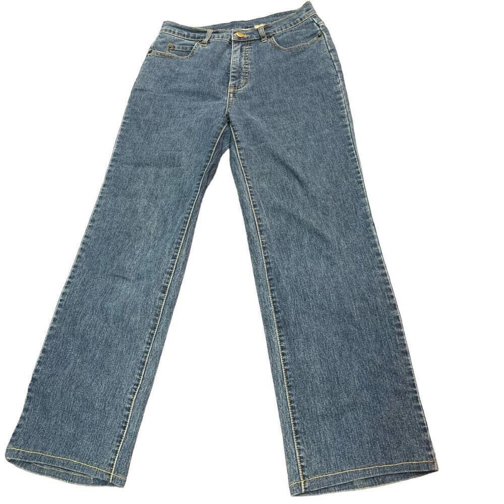 Nygard Collection Womens Petites Straight Leg Blue Denim Jeans Size 6P​​​​